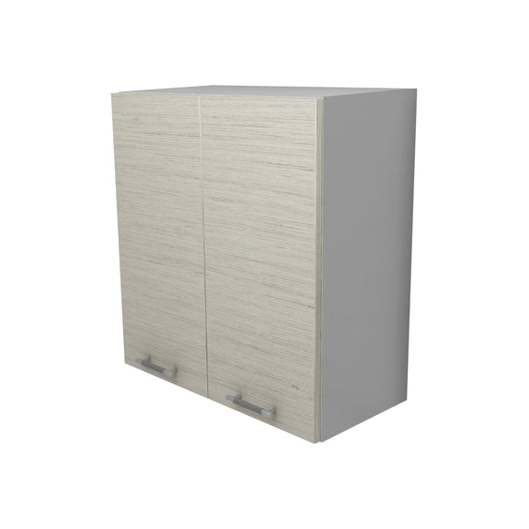 Corp Superior Lecce, 2 Usi, Lemn Alb/Alb, 60 x 30 x 65 cm