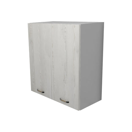 Corp Superior Lecce, 2 Usi, Pin Alb/Alb, 60 x 30 x 65 cm