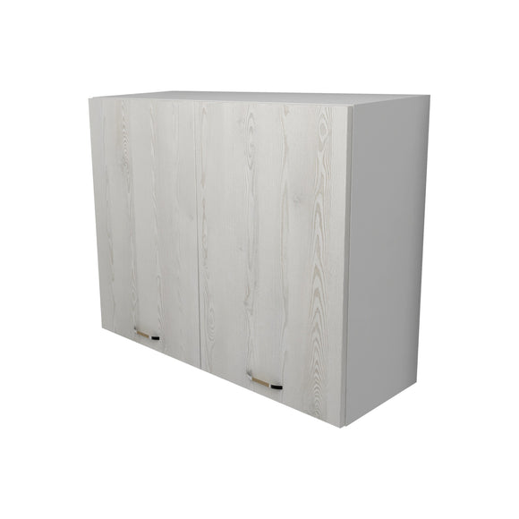 Corp Superior Lecce, 2 Usi, Pin Alb/Alb, 80 x 30 x 65 cm
