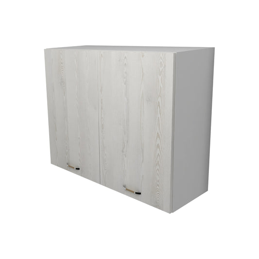 Corp Superior Lecce, 2 Usi, Pin Alb/Alb, 80 x 30 x 65 cm