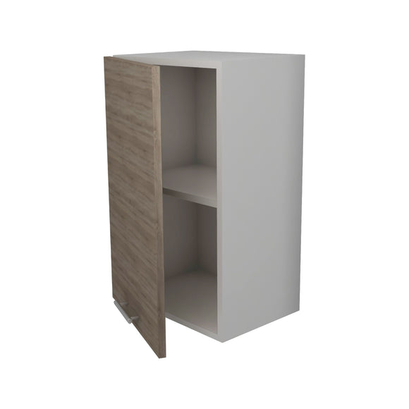 Corp Superior Lecce, 1 Usa, Stejar Sonoma Inchis/Alb, 40 x 30 x 65 cm