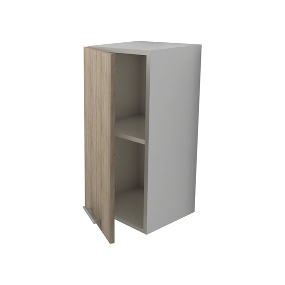 Corp Superior Lecce, 1 Usa, Stejar Sonoma/Alb, 30 x 30 x 65 cm