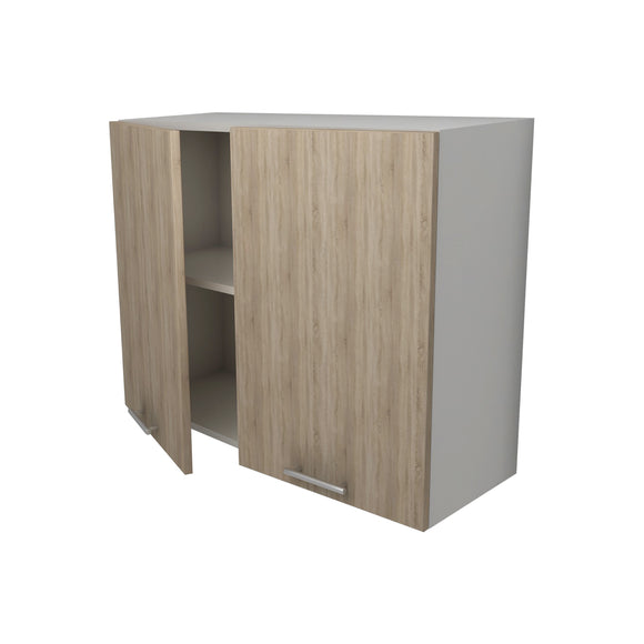 Corp Superior Lecce, 2 Usi, Stejar Sonoma/Alb, 80 x 30 x 65 cm