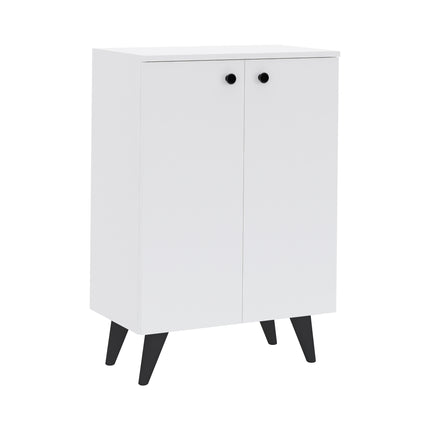 Pantofar Luton, 2 Usi, Alb, 62 x 35 x 90 cm