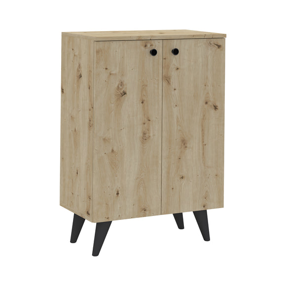 Pantofar Luton, 2 Usi, Stejar Artisan, 62 x 35 x 90 cm