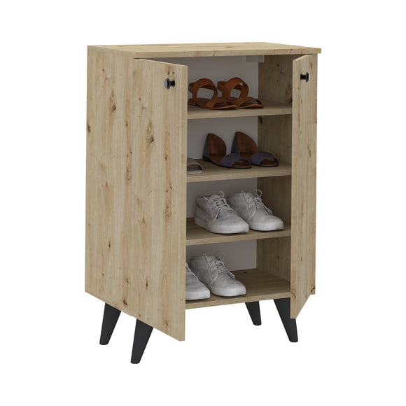 Pantofar Luton, 2 Usi, Stejar Artisan, 62 x 35 x 90 cm