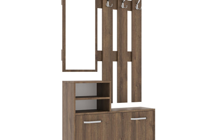 Cuier Lyon, Stejar Bronz, L 85 x l 24 x H 180 cm