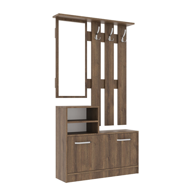 Cuier Lyon, Stejar Bronz, L 85 x l 24 x H 180 cm