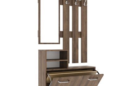 Cuier Lyon, Stejar Bronz, L 85 x l 24 x H 180 cm