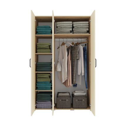 Set dormitor Malmo V6, Pat 200 x 160 cm, Stejar Artisan/Argila