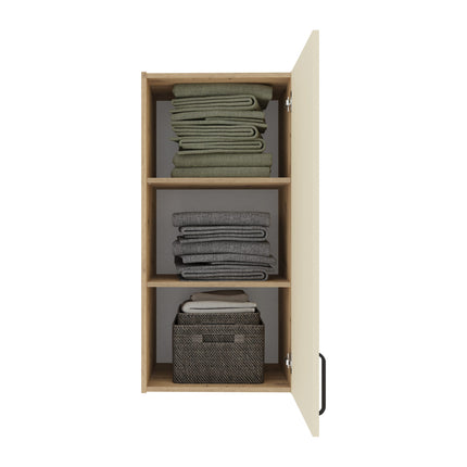 Set dormitor Malmo V17, Pat 200 x 140 cm, Stejar Artisan/Argila