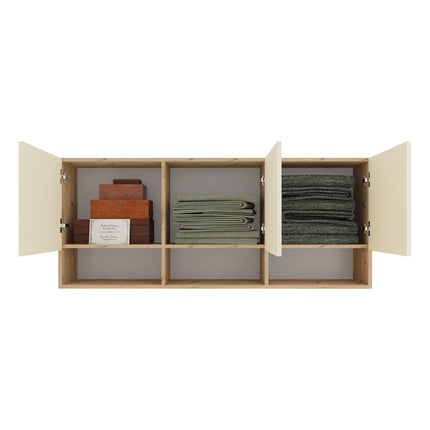 Set dormitor Malmo V11, Pat 200 x 140 cm, Stejar Artisan/Argila