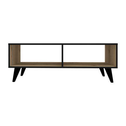 Masuta Cafea Melo, Stejar Artisan/Negru, 110 x 50 x 40 cm