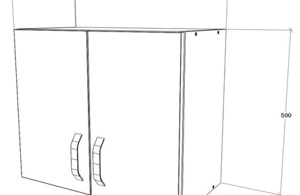 Corp Superior Hota Nevada, Bej Cashmere/Alb, 60 x 31 x 50 cm