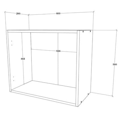 Corp Superior Hota Nevada, Bej Cashmere/Alb, 60 x 31 x 50 cm