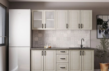 Set Bucatarie Nevada, Bej Cashmere/Alb, L 200 cm