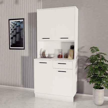 Bufet Oma, Alb, L 84 cm