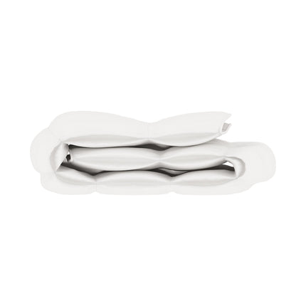 Set 3 piese Luna Silver, Pilota 140 x 200 cm, 2 Perne 50 x 70 cm, fibra siliconata, bumbac