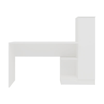 Birou Reims, 1 Usa, Alb, 148 x 45 x 120 cm