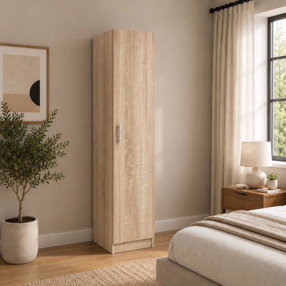 Dulap Remi, O Usa, Stejar Sonoma, 40 x 51 x 170 cm