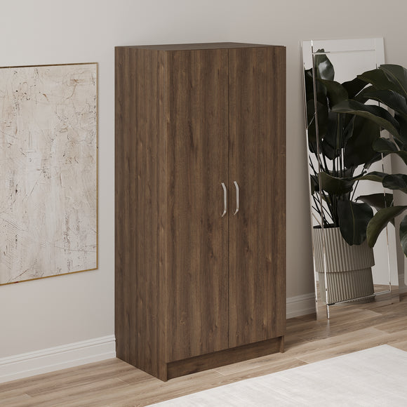 Dulap Remi, 2 Usi, Stejar Bronz, 80 x 51 x 170 cm