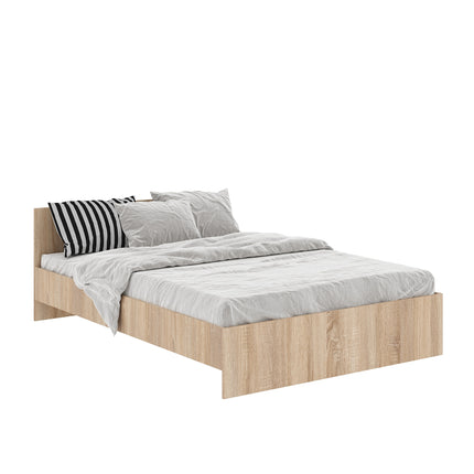 Pat Remi, 200 x 140 cm, saltea spuma inclusa, Stejar Sonoma