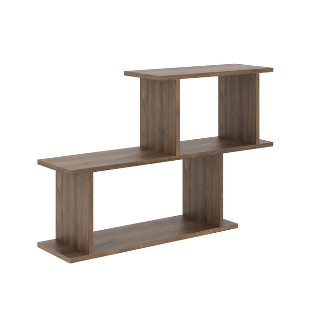 Etajera Rico V2, Stejar Bronz, L 100 x l 25 x H 65 cm