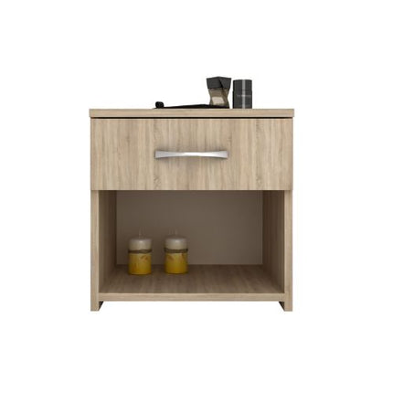 Set 2 Noptiere Remi, 1 Sertar, Stejar Sonoma, 40 x 35 x 40 cm