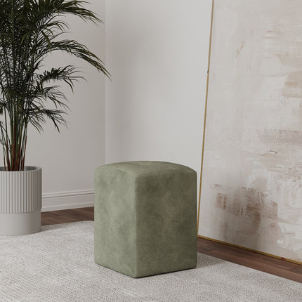 Taburet Tapitat Talin, Kaki, Stofa, L 35 x l 35 x H 45 cm