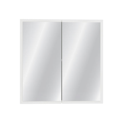 Corp Baie Teno, Suspendat, Alb, cu oglinzi, 60 x 13 x 60 cm