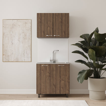 Masca Chiuveta Toro, Stejar Bronz, 80 x 50 x 82 cm