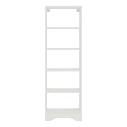 Biblioteca Vivy, 4 Polite, Alb, 57 x 23 x 180 cm