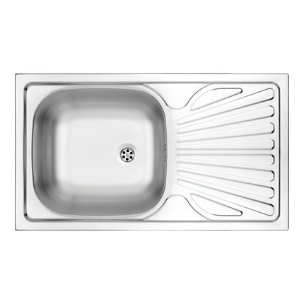 Chiuveta Deante TECHNO, 1 Cuva Universala, Inox Lucios, pe blat, 76 x 43.5 cm