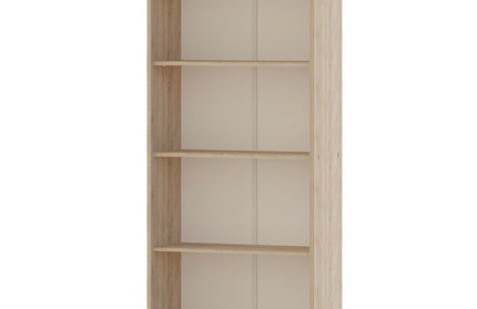 Biblioteca Flint, 3 Polite, Stejar Sonoma, 70 x 32 x 159 cm