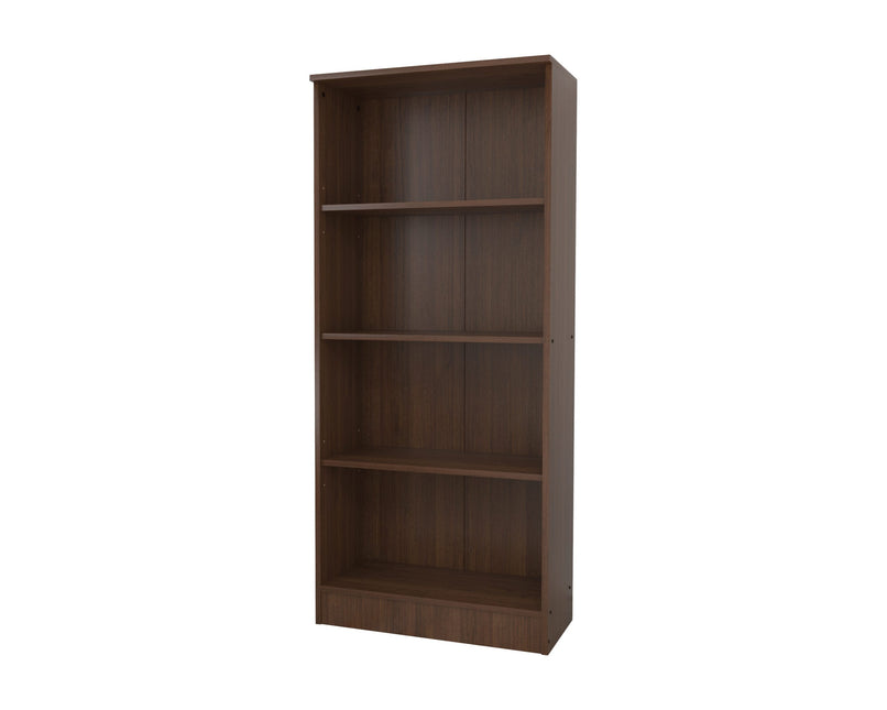 Biblioteca Flint, 3 Polite, Wenge, 70 x 32 x 159 cm