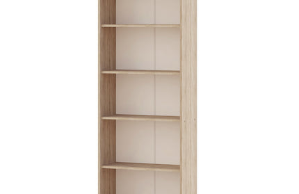 Biblioteca Flint, 4 Polite, Stejar Sonoma, 70 x 32 x 196 cm