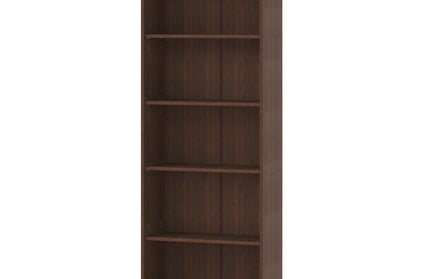 Biblioteca Flint, 4 Polite, Wenge, 70 x 32 x 196 cm