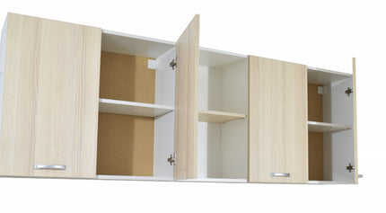 Set Bucatarie Nisa, Ulm Deschis/Alb, L 200 cm