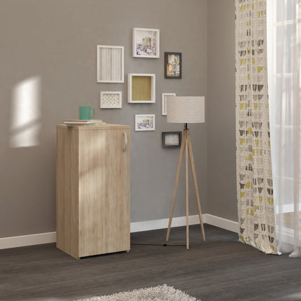 Comoda Creta, O Usa, Stejar Sonoma, 40 x 42 x 90 cm