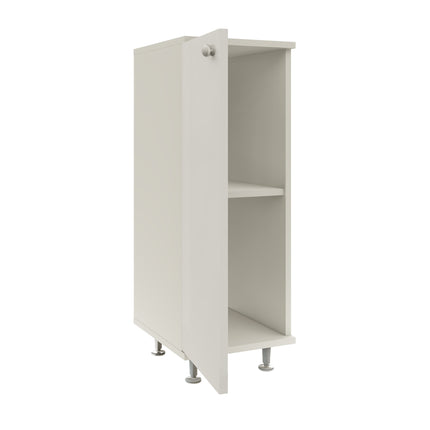 Corp Baie Zaria, 1 Usa, Alb lucios/Alb, MDF, L 30 x l 35 x H 85 cm