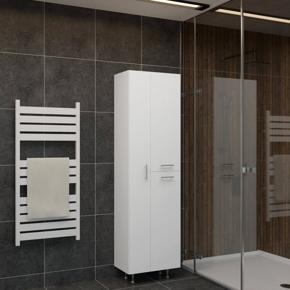 Dulap Baie Dax, 3 Usi, Alb, 50 x 32 x 180 cm