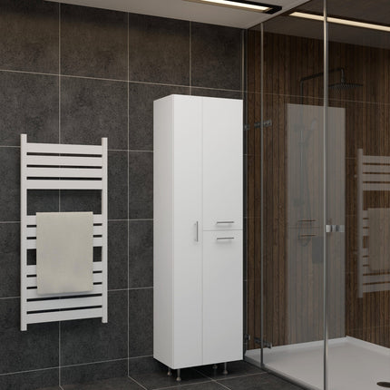 Dulap Baie Dax, 3 Usi, Alb, 50 x 32 x 180 cm