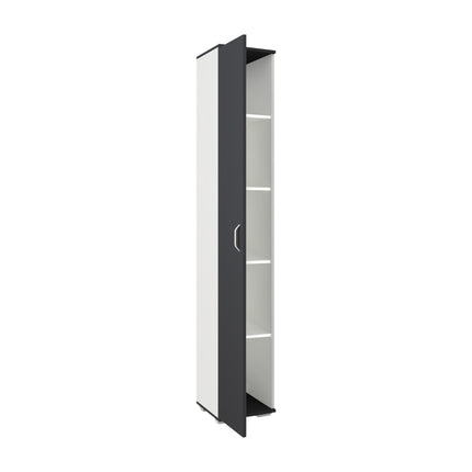 Dulap Como, 1 Usa, Antracit/Alb, L 33 x l 35 x H 200 cm