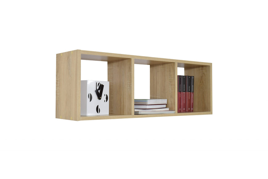 Etajera Lira, 3 Casete, Stejar Sonoma, 90 x 20 x 30 cm