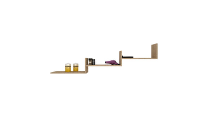 Etajera Step, Lemn Natural, 150 x 20 x 42 cm