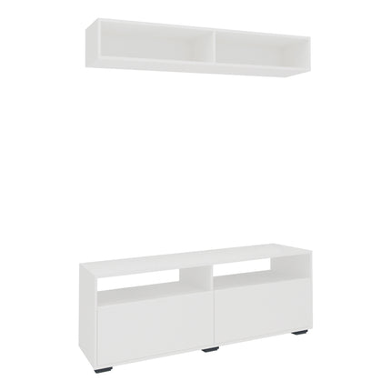 Living Obu, Alb, L 140 cm