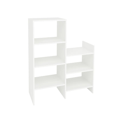 Pantofar Bosco, 7 Rafturi, Alb, 90 x 35 x 110 cm