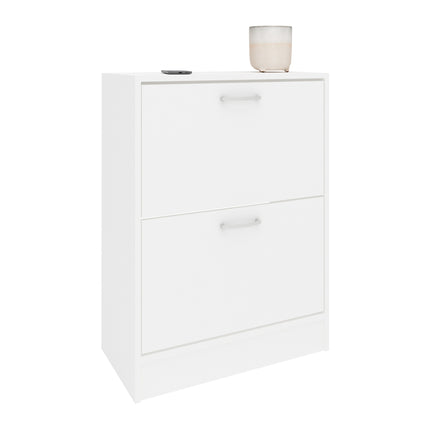 Pantofar Rin, 2 Usi, Alb, 63 x 30 x 85 cm