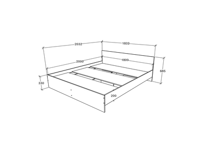 Pat Remi, 200 x 180 cm, Alb