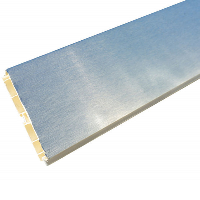 Plinta PVC, Aluminiu, L 200 cm